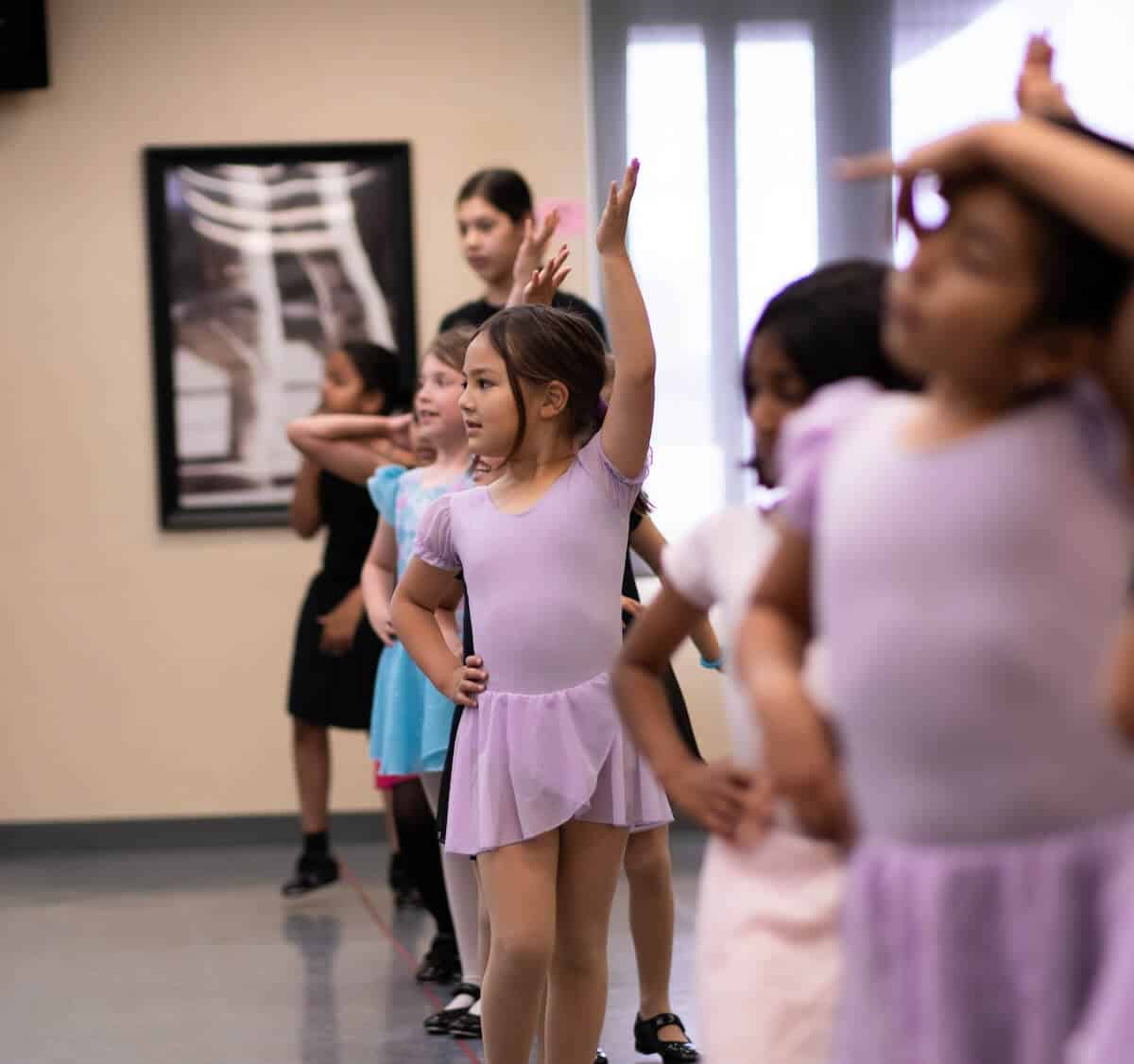 Young dancers in tap class at The Dance Affair in San Jose Young dancers in tap class at The Dance Affair in San Jose